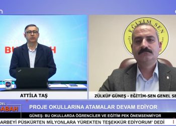 Attilâ Taş ile Can Aktüel Bu Sabah 2. Bölüm Konuğu Eğitim-Sen Genel Sekreteri Zülküf Güneş