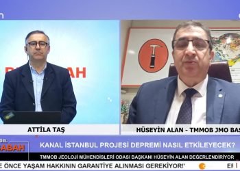 Attila Taş İle Can Aktüel Bu Sabah Programının 2. Bölüm Konuğu TMMOB Jeoloji Mühendisleri Odası Başkanı Hüseyin Alan