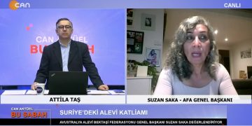Attila Taş’ın sunumuyla Can Aktüel Bu Sabah’ın konuğu Avustralya Alevi Bektaşi Federasyonu Genel Başkanı Suzan Saka – 2. Bölüm