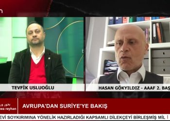 Avrupa’dan Suriye’ye Bakış – AAAF’nin Suriye İçin Çalışmaları – Suriye’nin Durumu Nereye Gidiyor – Tevfik Usluoğlu İle Bahour Wa Reyhan Programının Konuğu AAAF 2. Başkanı Hasan Gökyıldız