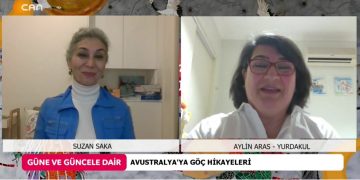 Avustralya’dan Göç Hikayeleri, – Ekrem İmamoğlu’na ve Demokrasiye Destek Eğlemleri, Suzan Saka ile Güne ve Güncele Dair Programının Konuğu: Aylin Aras Yurdakul