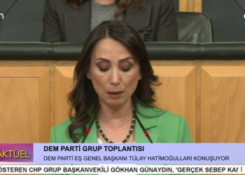 DEM PARTİ GRUP TOPLANTISI – DEM PARTİ EŞBAŞKANI TÜLAY HATİMOĞULLARI KONUŞUYOR – CAN AKTÜEL