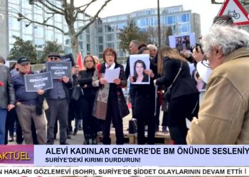 DEMOKRATİK ALEVİ KADINLAR BİRLİĞİ (FEDA) – SURİYE’DEKİ KATLİAMI CENEVRE’DE PROTESTO EDİYOR