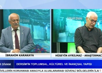 Dersim’in Toplumsal, Kültürel ve İnançsal Yapısı, – İbrahim Karakaya İle Canlar Divanı Programının Konuğu Araştırmacı Yazar Hüseyin Ayrılmaz.