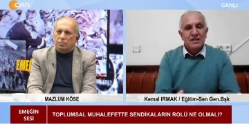 EĞİTİM-SEN SORUŞTURMASI NE AŞAMADA ? – Mazlum Köse İle Emeğin Sesi Programının Konuğu EĞİTİM-SEN Genel Başkanı Kemal Irmak