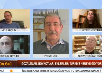 Gözaltılar, Boykotlar, Eylemler; Türkiye Nereye Gidiyor ? – Zeynel Gül İle Sözün Özü Programının Konukları Halkevleri Genel Başkanı Nebiye Merttürk, DEV-GENÇ Atila Sarp, Sosyolog/Siyasetçi Veli Saçılık Gazeteci Kubilay Öztürk Ve Sosyolog/ Gazeteci Nevzat Çağlar Tüfekçi