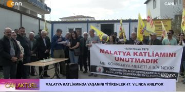 MALATYA KATLİAMINDA YAŞAMINI YİTERENLER 47. YILINDA ANILIYOR