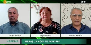 MERAŞJA NÛVA TE AVAKIRIN – Ahmet Güden İle Hasê Ma Programının Konukları Nîvîskar Mehmet Kömür Ve Aktîvîsta Jın Ayşe Fehimli