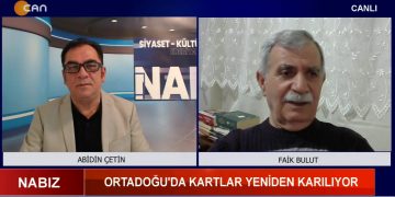 – Ortadoğu’da Kartar Yeniden Dağıtılıyor
– Suriye’deki Aleviler Ve Kürtler Açısından Durum Nedir ?
– Abidin Çetin İle Nabız Programının Konuğu Gazeteci/Yazar Faik Bulut
