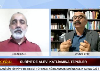 Suriye’de Alevi Katliamı Sürüyor, Diren Keser’in hazırlayıp sunduğu Hak Yolu Programının Konuğu: Pir Zeynel Kete.