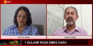 1 Gulanê Roza Emeg Daru, 
Fintoz Dikme ile Vatîs. Konuğu: Daimi Doğan.