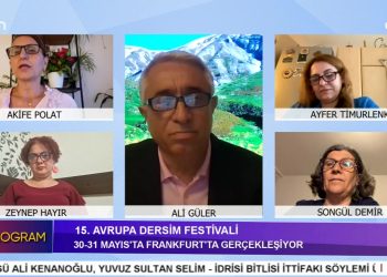 15. AVRUPA DERSİM FESTİVALİ 30-31 Mayıs’ta Frankfurt’ta Gerçekleşiyor – Ali Güler İle Özel Programın Konukları Akife Polat, Huri Kabayel, Songül Demir, Ayfer Timurlenk, Zeynep Hayır Ve Leyla Binici