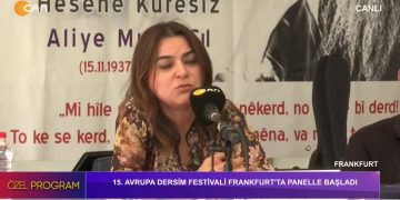 15. AVRUPA DERSİM FESTİVALİ FRANKFURT’TA PANELLE BAŞLADI
