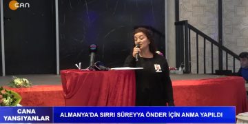 ALMANYA’DA SIRRI SÜREYYA ÖNDER İÇİN ANMA YAPILDI