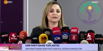 DEM PARTİ BASIN SÖZCÜSÜ AYŞEGÜL DOĞAN GÜNDEMİ DEĞERLENDİRİYOR