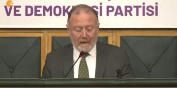 DEM Parti Grup Toplantısı, DEM Parti Eş Genel Başkanı Tülay Hatimoğulları  konuşuyor..