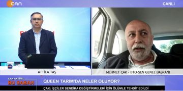 Attilâ Taş ile Can Aktüel Bu Sabah’ın konuğu BTO-SEN Genel Başkanı Mehmet Çak – 2. Bölüm