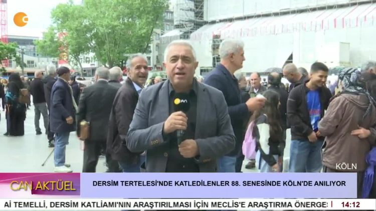 DERSİM TERTELESİ’NDE KATLEDİLENLER 88. SENESİNDE KÖLN’DE ANILIYOR