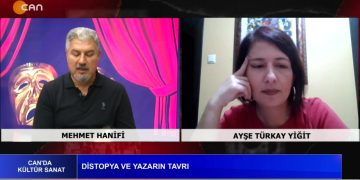 Distopya ve Yazarın Tavrı, Mehmet Hanifi’nin Hazırlayıp Sunduğu Canda Kültür Sanat Programının Konuğu: Ayşe Türkay Yiğit.