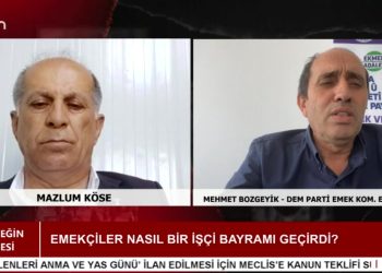 Emekçiler Nasıl Bir İşçi Bayramı Geçirdi, Mazlum Köse ile Emeğin Sesi. Konuk: Mehmet Bozgeyik.