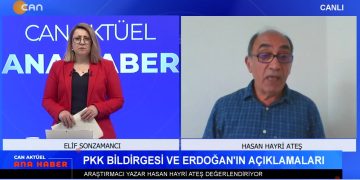 Erdoğan’dan İlk Yorum: Örgüt Üzerine Düşeni Yaptığında, Kalan Hususlar Siyasetin İşi – Meclis’e Çözüm İçin İrade Çağrısı – Elif Sonzamancı İle Can Aktüel Ana Haber’in Konuğu Araştırmacı Yazar Hasan Hayri Ateş.