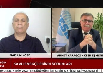 Kamu Emekçilerinin Sorunları, Mazlum Köse ile Emeğin Sesi programının konuğu KESK Eş Genel Başkanı Ahmet Karagöz.
