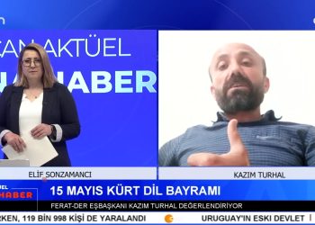 Kürt Dilini Yaşatma Çabaları – Diyarbakır Kaldırımlarına Kürt Şairlerin Beyitleri İşlendi – Cemevi Başkanlığı’nın Asimilasyon Politikalarına Tepkiler Sürüyor – Elif Sonzamancı İle Can Aktüel Ana Haber’in Konuğu Ferat-Der Eşbaşkanı Kazım Turhal.
