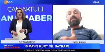 Kürt Dilini Yaşatma Çabaları – Diyarbakır Kaldırımlarına Kürt Şairlerin Beyitleri İşlendi – Cemevi Başkanlığı’nın Asimilasyon Politikalarına Tepkiler Sürüyor – Elif Sonzamancı İle Can Aktüel Ana Haber’in Konuğu Ferat-Der Eşbaşkanı Kazım Turhal.