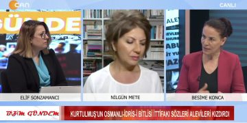 Öcalan’dan ‘Kardeşlik Hukuku ‘ Çağrısı, Bahçeli’den Komisyon Talebi – Elif Sonzamancı İle Bizim Gündem Programının Konukları 26. Dönem HDP Milletvekili Besime Konca, İzmir Dersim Kültür Ve Dayanışma Derneği Eşbaşkanı Hasan Ali Kılıç Ve Gazeteci Nilgün Mete
