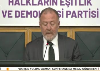 DEM Parti Grup Toplantısı, DEM Parti Eş Genel Başkanı Tülay Hatimoğulları konuşuyor..