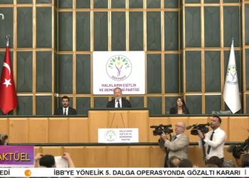 DEM Parti Grup Toplantısı, DEM Parti Eş Genel Başkanı Tülay Hatimoğulları  konuşuyor..