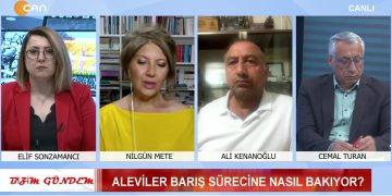 Aleviler Barış Sürecine Nasıl Bakıyor ? – Alevi Coğrafyasına Maden Projeleri – Elif Sonzamancı İle Bizim Gündem Programının Konukları HDK Eşsözcüsü Ali Kenanoğlu, Gazeteci Nilgün Mete Ve Gazeteci Cemal Turan