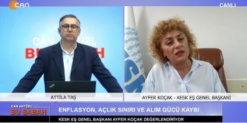 Attila Taş İle Can Aktüel Bu Sabah Programının 2. Bölüm Konuğu KESK Eş Genel Başkanı Ayfer Koçak