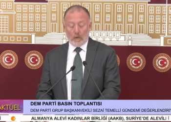 DEM PARTİ GRUP BAŞKANVEKİLİ SEZAİ TEMELLİ GÜNDEMİ DEĞERLENDİRİYOR