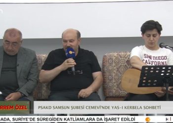 SAMSUN PSAKD ŞUBESİ CEMEVİ’NDE YAS-I KERBELA MUHABBETİ