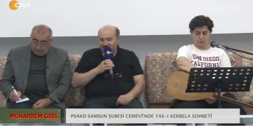 SAMSUN PSAKD ŞUBESİ CEMEVİ’NDE YAS-I KERBELA MUHABBETİ