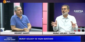 Sanat Dallarının Birbiriyle İlşkisi, Mehmet Hanifi’nin Hazırlayıp Sunduğu Canda Kültür Sanat Programının Konuğu: Yazar Murat Gülsoy.