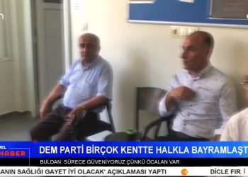 Siyasi Partilerden Bayramlaşma, – DEM Parti birçik kentte halkla bayramlaştı, Serpil Çelik Mert İle Can Aktüel Ana Haber
