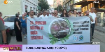 23. Munzur Doğa Ve Kültür Festivali Kapsamında İrade Gaspına Karşı Yürüyüş