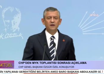 CHP’DEN MYK TOPLANTISI SONRASI AÇIKLAMA
