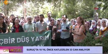 SURUÇ’TA 10 YIL ÖNCE KATLEDİLEN 33 CAN ANILIYOR