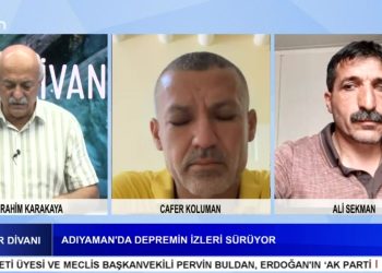 Adıyaman’da Depremin İzleri Sürüyor, İbrahim Karakaya İle Canlar Divanı Programının Konukları Ali Sekman Ve PSAKD Hukuk Sekreteri AV. Cafer Koluman