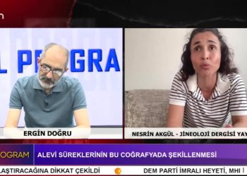 ALEVİ SÜREKLERİNİN BU COĞRAFYADA ŞEKİLLENMESİ – CUMHURİYET DÖNEMİ ALEVİLİĞİNASIL OLUŞTURULUYOR ? – SİLAH YAKMA TÖRENİNİ ALEVİLİK AÇISINDAN NASIL GÖREBİLİRİZ – Ergin Doğru İle Özel Programın Konuğu Jineoloji Dergisi Yayın Kurulu Üyesi Nesrin Akgül