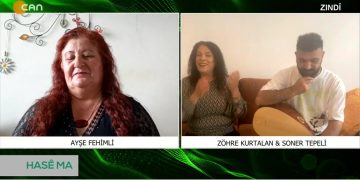 BI DU HUNERMENDAN RE ZIMANÊ ME KILAMÊ ME, Ayşe Fehimli İle Hase Ma Programının Konuğu Zöhre Kurtalan ve Soner Tepeli.