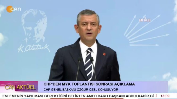 CHP’DEN MYK TOPLANTISI SONRASI AÇIKLAMA