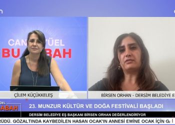 Çilem Küçükkeleş İle Can Aktüel Bu Sabah Programının 2. Bölüm Konuğu Dersim Belediye Eş Başkanı Birsen Orhan