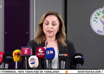 DEM PARTİ BASIN TOPLANTISI – DEM PARTİ SÖZCÜSÜ AYŞEGÜL DOĞAN GÜNCEL GELİŞMELERİ DEĞERLENDİRİYOR