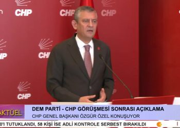DEM PARTİ CHP GÖRÜŞMESİ SONRASI AÇIKLAMA