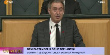 DEM PARTİ EŞ BAŞKANI TUNCER BAKIRHAN’DAN DEM PARTİ MECLİS GRUP TOPLANTISI – CAN AKTÜEL