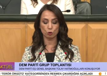 DEM PARTİ GRUP TOPLANTISI – DEM PARTİ EŞ GENEL BAŞKANI TÜLAY HATİMOĞULLARI KONUŞUYOR